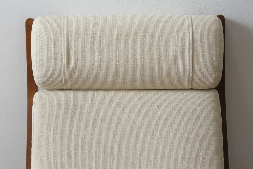 デンマークビンテージ　GETAMA(ゲタマ)　Hans J Wegner(ハンス・J・ウェグナー)　GE290A　オーク材　くつろぎの空間を演出するイージーチェア(椅子、イス、アームチェア、1P、一人掛け、1人掛けソファ、ヴィンテージ、北欧)(R-082844)