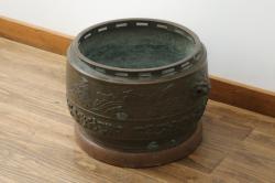 ジャンク品　ヴィンテージ雑貨　イギリス　METAMEC　照明付き置き時計(ディスプレイ雑貨、ビンテージ)(R-044176)