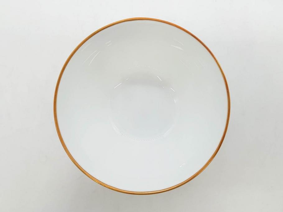 大倉陶園(OKURA、OAC)　小花　プチローズ　可憐で上品な雰囲気を醸し出す茶器セット(バラ、薔薇、急須、湯呑み5客、湯のみ、箱付き、洋食器)(R-076035)