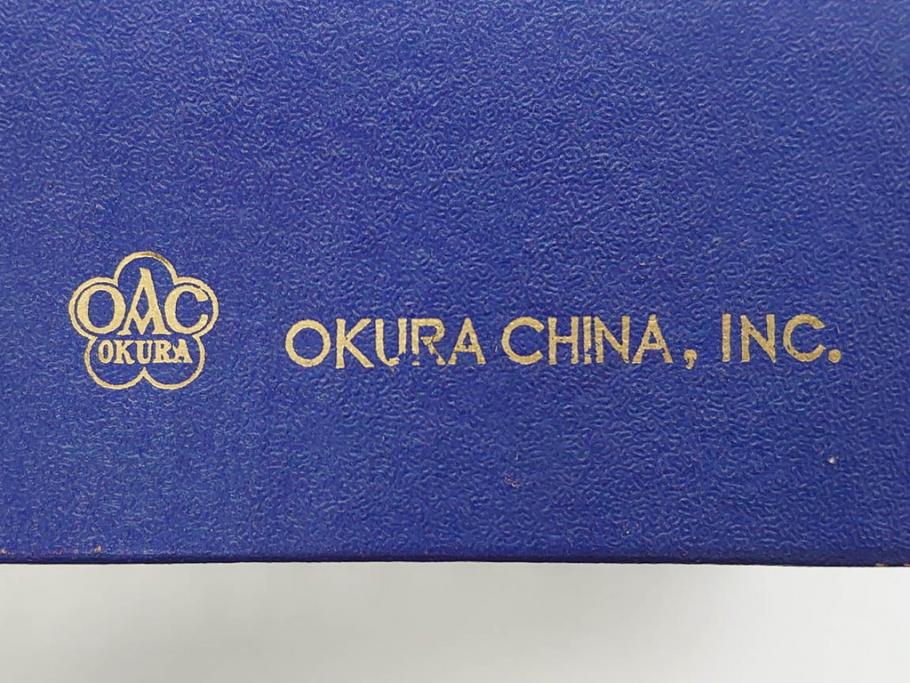大倉陶園(OKURA、OAC)　小花　プチローズ　可憐で上品な雰囲気を醸し出す茶器セット(バラ、薔薇、急須、湯呑み5客、湯のみ、箱付き、洋食器)(R-076035)