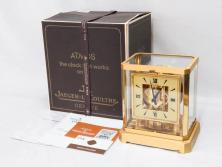 スイス　ジャガー・ルクルト　ATMOS　アトモス　空気で動く　置時計(JAEGER-LECOULTRE&CIE、ガス、箱付き、半永久)(R-076037)