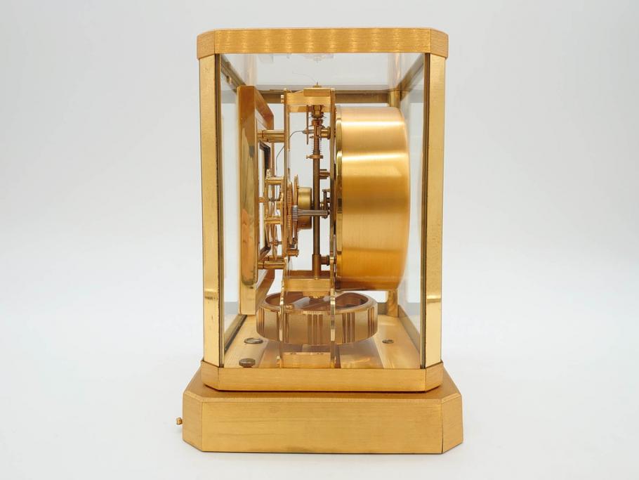 スイス　ジャガー・ルクルト　ATMOS　アトモス　空気で動く　置時計(JAEGER-LECOULTRE&CIE、ガス、箱付き、半永久)(R-076037)