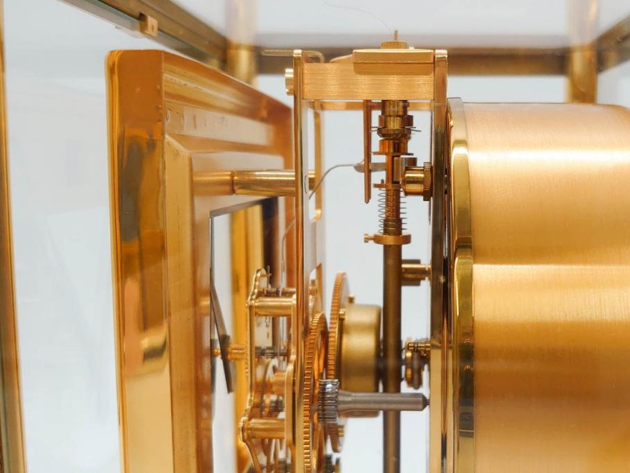 スイス　ジャガー・ルクルト　ATMOS　アトモス　空気で動く　置時計(JAEGER-LECOULTRE&CIE、ガス、箱付き、半永久)(R-076037)