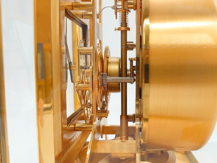 スイス　ジャガー・ルクルト　ATMOS　アトモス　空気で動く　置時計(JAEGER-LECOULTRE&CIE、ガス、箱付き、半永久)(R-076037)