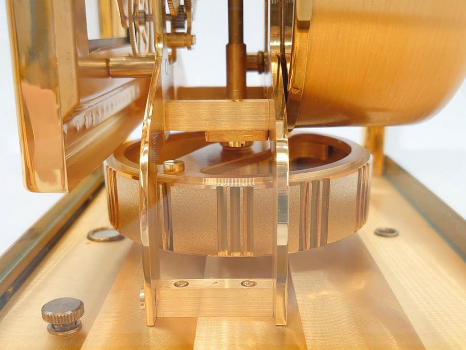 スイス　ジャガー・ルクルト　ATMOS　アトモス　空気で動く　置時計(JAEGER-LECOULTRE&CIE、ガス、箱付き、半永久)(R-076037)