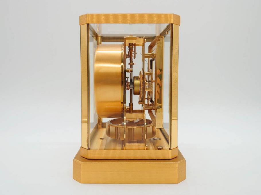 スイス　ジャガー・ルクルト　ATMOS　アトモス　空気で動く　置時計(JAEGER-LECOULTRE&CIE、ガス、箱付き、半永久)(R-076037)