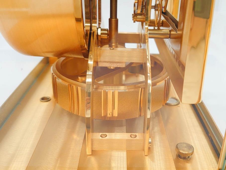 スイス　ジャガー・ルクルト　ATMOS　アトモス　空気で動く　置時計(JAEGER-LECOULTRE&CIE、ガス、箱付き、半永久)(R-076037)