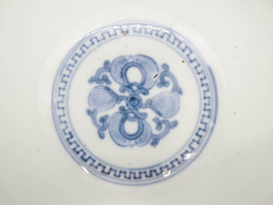 上手物　江戸期　古伊万里　色絵　約12cm　3.7寸　華やかな雰囲気溢れる蓋付き茶碗3客セット(松竹梅、金彩、風景、花、器、どんぶり、蓋茶碗、和食器、三寸七分)(R-082822)