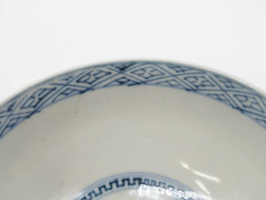 上手物　江戸期　古伊万里　色絵　約12cm　3.7寸　食卓を艶やかに彩る蓋付き茶碗5客セット(松竹梅、金彩、風景、花、器、どんぶり、蓋茶碗、和食器、三寸七分)(R-082823)