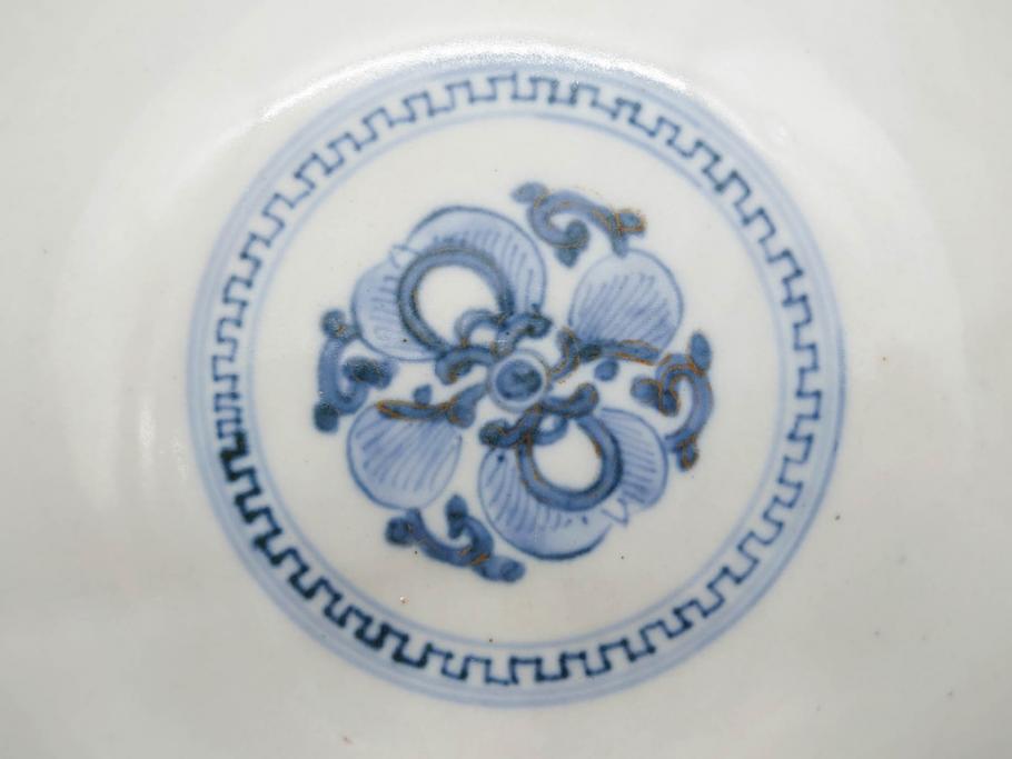 上手物　江戸期　古伊万里　色絵　約12cm　3.7寸　食卓を艶やかに彩る蓋付き茶碗5客セット(松竹梅、金彩、風景、花、器、どんぶり、蓋茶碗、和食器、三寸七分)(R-082823)