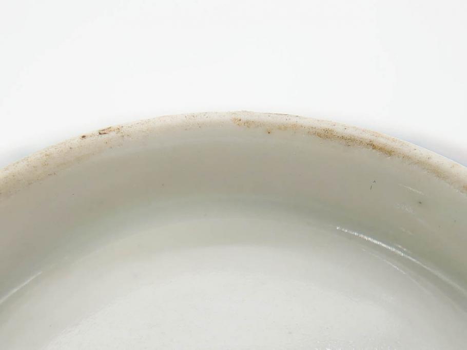 上手物　江戸期　古伊万里　色絵　約12cm　3.7寸　食卓を艶やかに彩る蓋付き茶碗5客セット(松竹梅、金彩、風景、花、器、どんぶり、蓋茶碗、和食器、三寸七分)(R-082823)