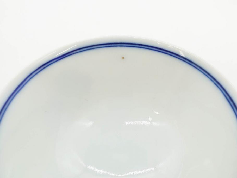 有田焼　伊万里　染錦　獅子　宝珠　約9cm　2.9寸　匠の美技を感じる蓋付き茶碗5客セット(珍味入れ、器、どんぶり、和食器、二寸九分)(R-082824)