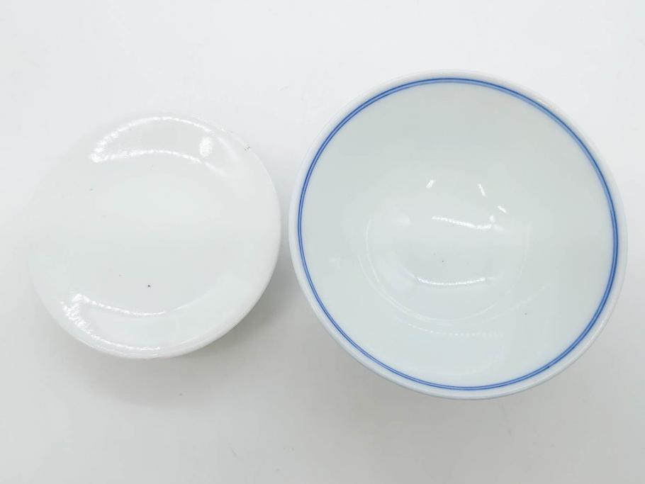 有田焼　伊万里　染錦　獅子　宝珠　約9cm　2.9寸　匠の美技を感じる蓋付き茶碗5客セット(珍味入れ、器、どんぶり、和食器、二寸九分)(R-082824)