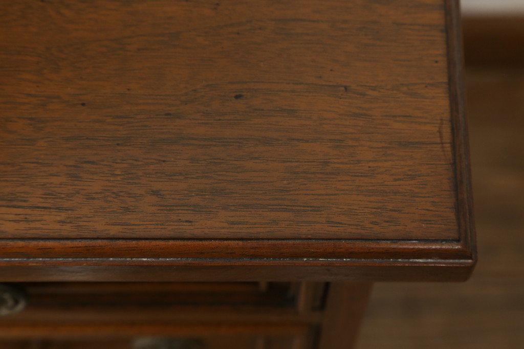 中古　DREXEL HERITAGE(ドレクセルヘリテイジ)　マホガニー材　姿見も兼ね備えた格調高く優美な佇まいのドレッサー(三面鏡、スタンドミラー、化粧台)(R-061399)