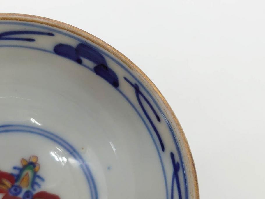 大明萬暦年製　五彩　唐人　寛ぎの時間を演出する煎茶器セット(急須、湯冷まし、煎茶碗、湯呑み、湯のみ、竹林、賢人、竜、龍、金彩、茶道具、共箱付)(R-082825)
