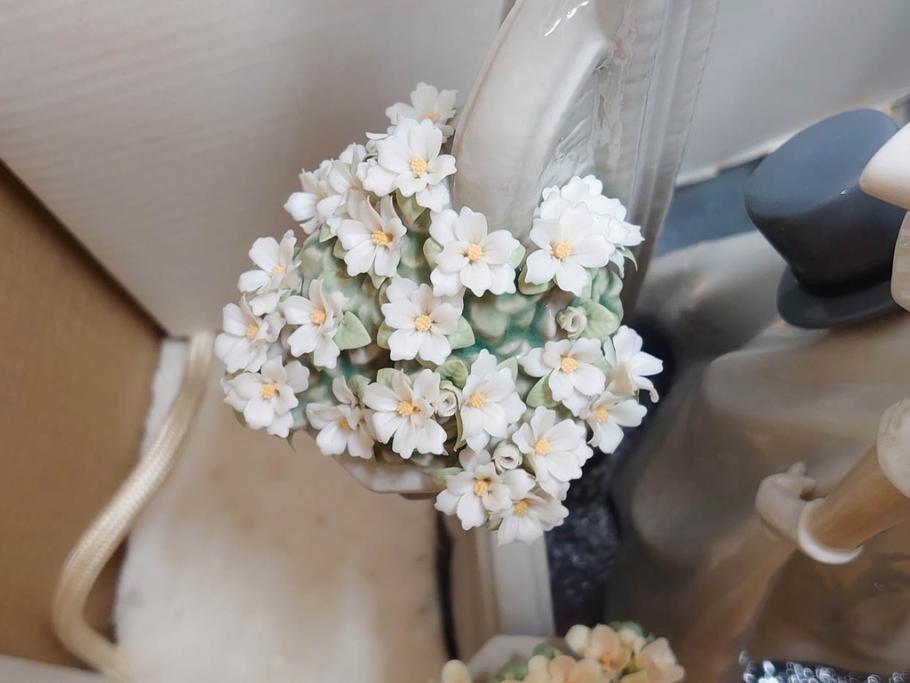 限定　未使用　未開封　スペイン　リヤドロ　LLADRO　愛の誓い　UNA PROMESA DE AMOR A VOW OF LOVE　1869　フィギュリン(結婚、ウェディングドレス、タキシード、陶器人形、置物、オブジェ、箱付き)(R-076213)