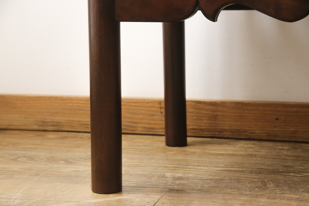 中古　美品　松本民芸家具　H型　すっきりと洗練されたシルエットのスピンドルバックベンチ(長椅子、いす、イス)(R-058154)