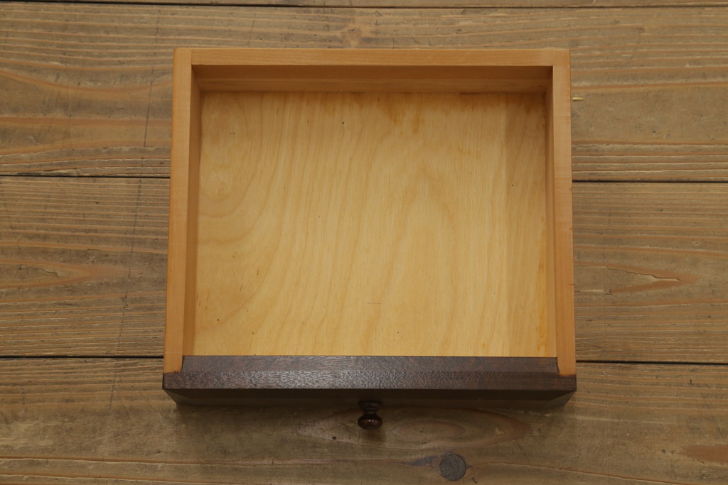 中古　美品!!　松本民芸家具　収納力たっぷり! シックな佇まいのライティングビューロー(簿記机、在宅ワーク、在宅用ワークデスク、チェスト)(R-072830)