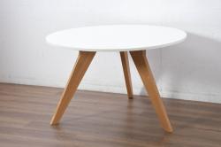 中古　美品　パイン材　ACME Furniture(アクメ ファニチャー)　木のぬくもりを感じる天板とすっきりとした脚が素敵なダイニングテーブル(4人掛け、食卓、作業台)(R-082294)