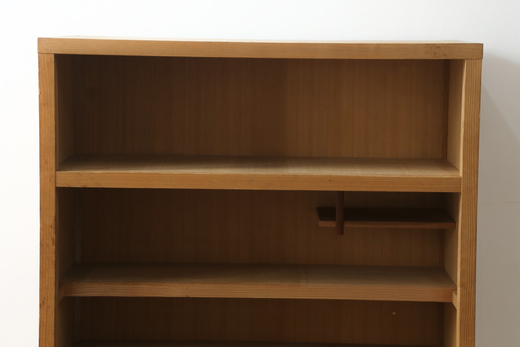 中古　民芸家具　和の空間づくりに取り入れたいシンプルな置き水屋(置水屋、茶水屋、戸棚、茶棚、収納棚)(R-057918)