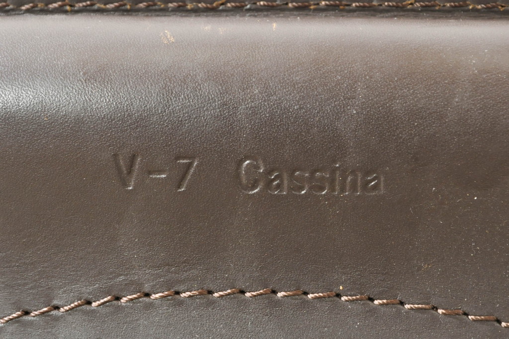 中古　Cassina(カッシーナ)　412　CAB(キャブ)　MARIO BELLINI(マリオベリーニ)　シンプルモダンな空間づくりに活躍するアームレスチェア2脚セット(ダイニングチェア、椅子、イス)(定価2脚で約52万8千円)(R-074000)