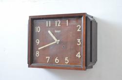 ジャンク品　戦前　東洋時計株式会社(TOYO CLOCK FACTORY)　ゼンマイ式　細やかな意匠が施されたエレガントな雰囲気溢れる置時計(置き時計、日本製、ガラス、硝子)(R-083033)