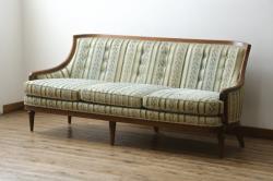 中古　DREXEL HERITAGE(ドレクセルヘリテイジ)　Upholstery(アップホルスタリー)　ワンランク上の上質なお部屋作りにぴったりの3人掛けソファ(アームソファ、3P)(R-055934)