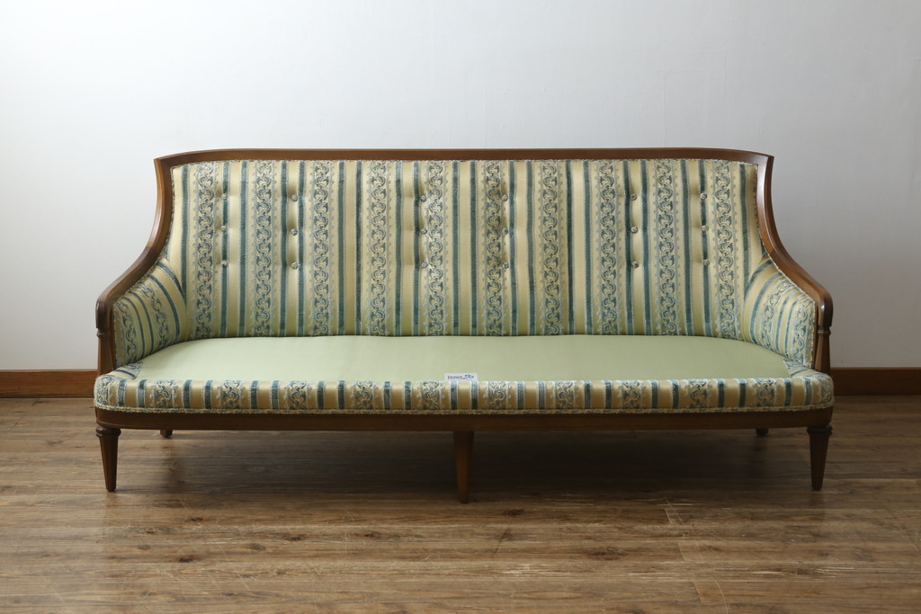 中古　DREXEL HERITAGE(ドレクセルヘリテイジ)　Upholstery(アップホルスタリー)　ワンランク上の上質なお部屋作りにぴったりの3人掛けソファ(アームソファ、3P)(R-055934)