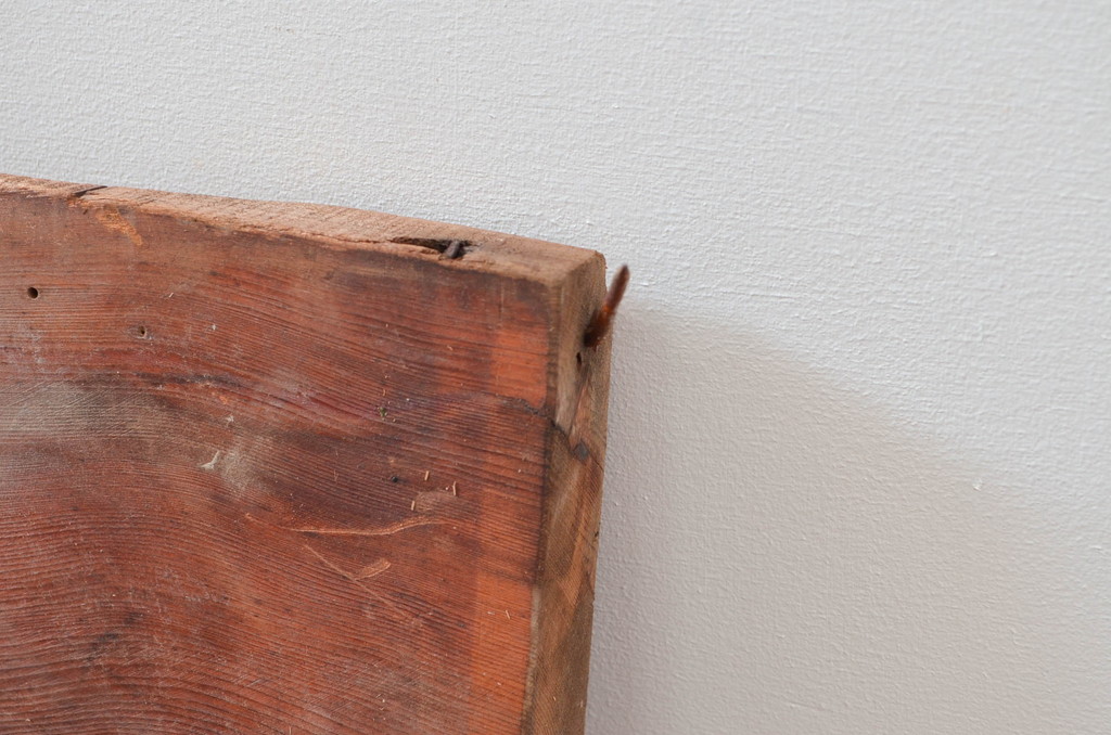 アンティーク建具　特大!!　杉材を贅沢に使った存在感のある二間物の欄間1枚(明かり取り、明り取り)(R-082590)