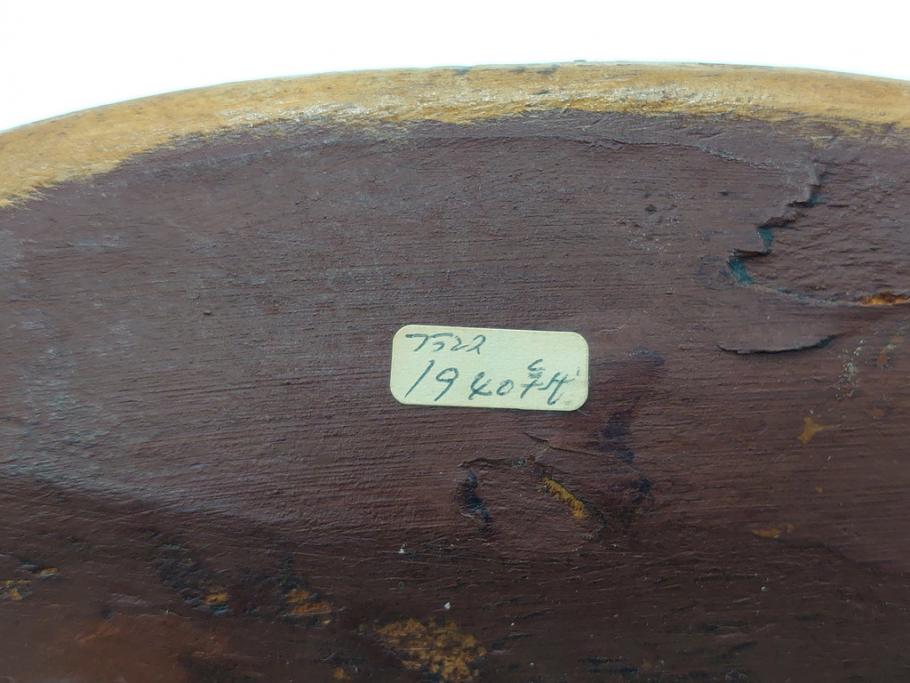 1940年代 フランス つぶらな瞳が可愛らしい木製デコイ2羽セット