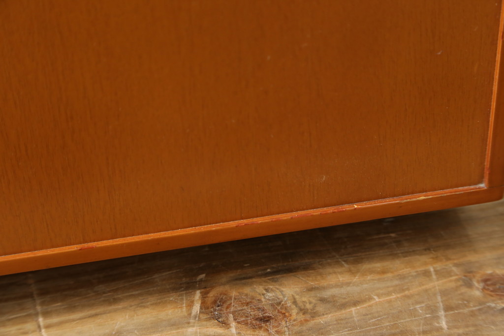 中古　美品　希少サイズ　arflex(アルフレックス)　COMPOSER(コンポーザー)　シンプルで洗練されたデザインが魅力的なキャビネット(収納棚、戸棚、飾り棚)(定価約25万円)(R-080435)