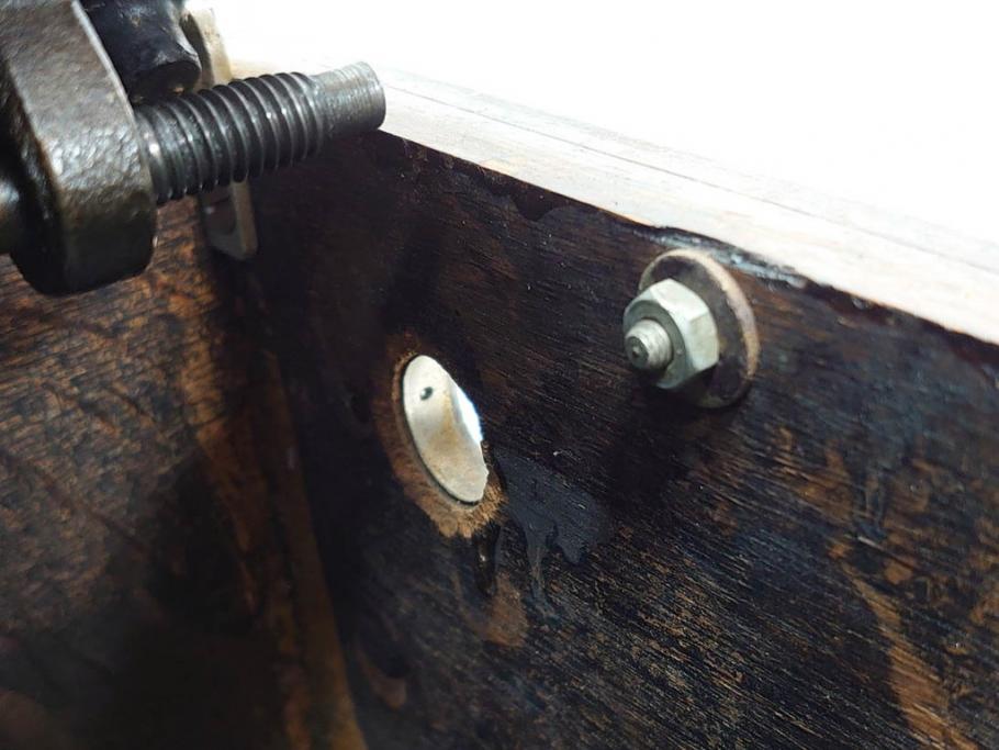ジャンク品　エジソン　EDISON FIRESIDE PHONOGRAPH　MODEL A　フォノグラフ　蓄音機(ホーン付き、ケース付き、蝋管再生機、MODEL-H 4 MINUTE、トーマス・アルバ・エジソン)(R-076318)