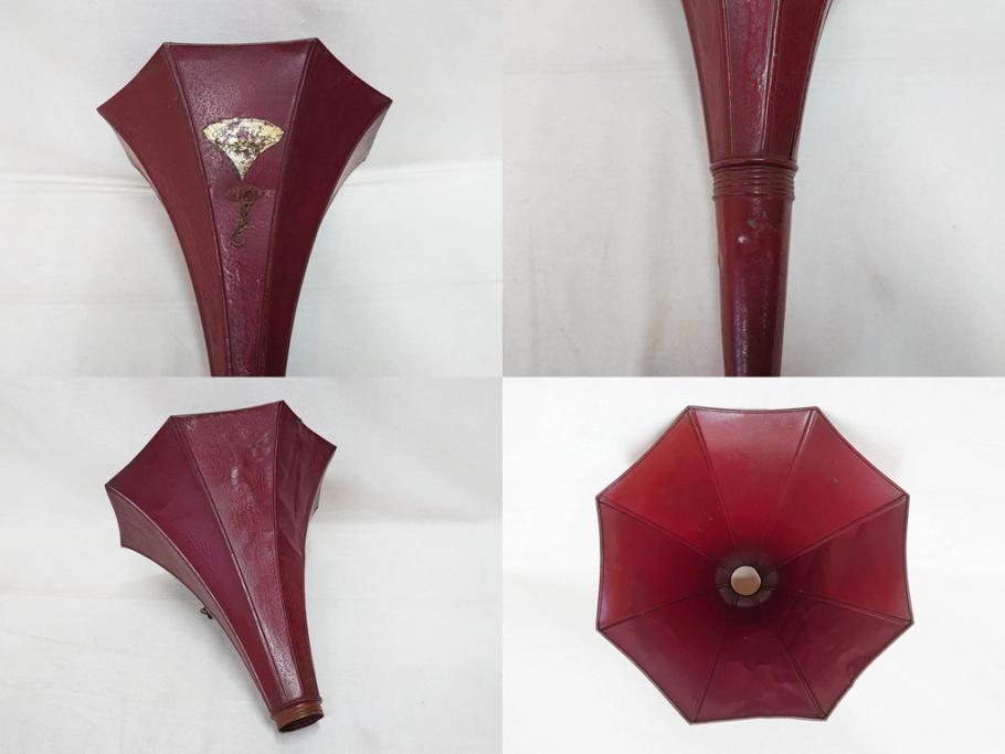 ジャンク品　エジソン　EDISON FIRESIDE PHONOGRAPH　MODEL A　フォノグラフ　蓄音機(ホーン付き、ケース付き、蝋管再生機、MODEL-H 4 MINUTE、トーマス・アルバ・エジソン)(R-076318)