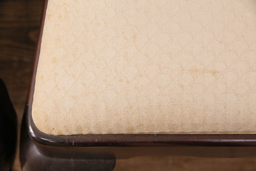 中古　アメリカ輸入家具　Stickley(スティックレー、スティックレイ)　マホガニー材製の高級感あふれるダイニングチェア4脚セット(椅子、サロンチェア)(R-049683)
