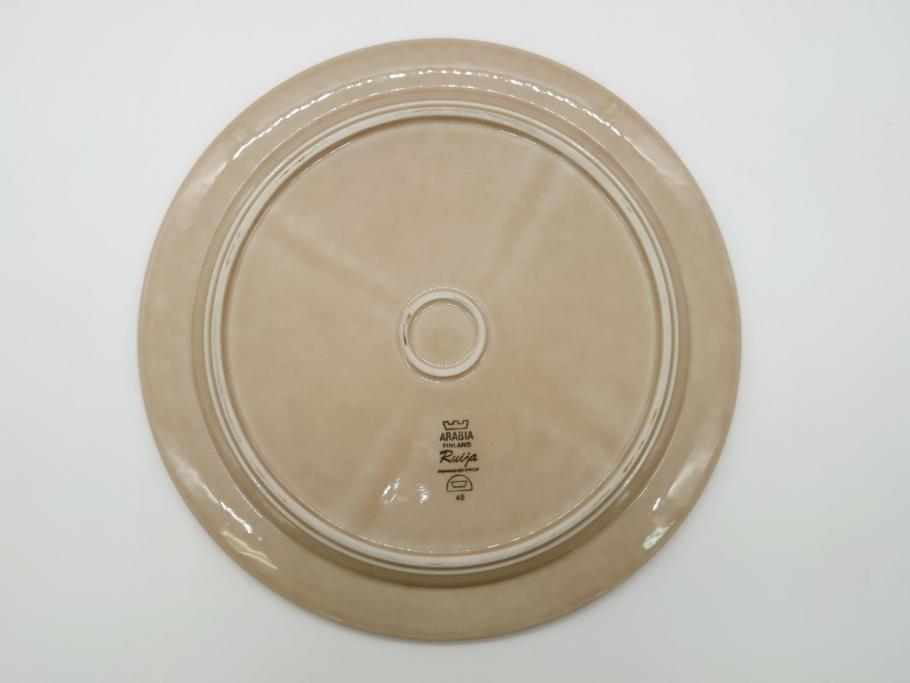 ARABIA FINLAND　Ruija(ルイージャ)　Ulla Procope(ウラ・プロコッペ)　優しさと温かみある絵付けが印象的な大皿(アラビア、フィンランド、Sモデル、北欧食器)(R-061927)