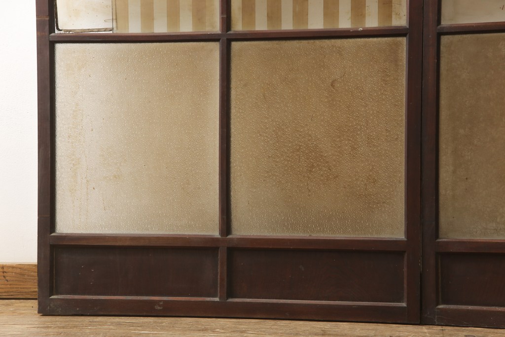 定番のお歳暮＆冬ギフト アンティーク建具 ケヤキの引き戸は 総欅(ケヤキ)材 特注品 建具