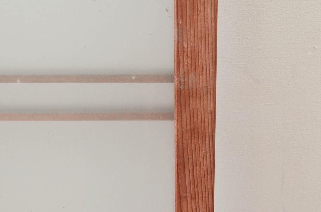 アンティーク建具　シンプルな佇まいが落ち着きのある空間を演出する書院戸4枚セット(窓、引き戸)(R-074219)