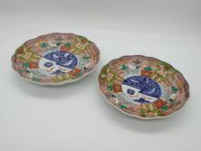 未使用品　昭和中期　古いノリタケ(Noritake、日陶)　急須・湯呑6客・菓子鉢セット　箱付(湯のみ、茶器揃)(R-040507)