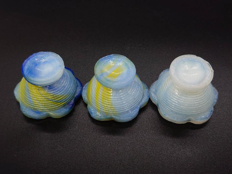 昭和初期　ガラス　マーブル　緻密な造りに目を奪われるミニチュア食器46点セット(コップ、皿、ペロペロ、ままごと、コンポート、カップ、硝子)(R-082894)