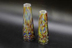 ヴィンテージアクセサリー　K18(18金)　グレーパールのようなしっとりとした輝きを放つビンテージピアス(R-042563)
