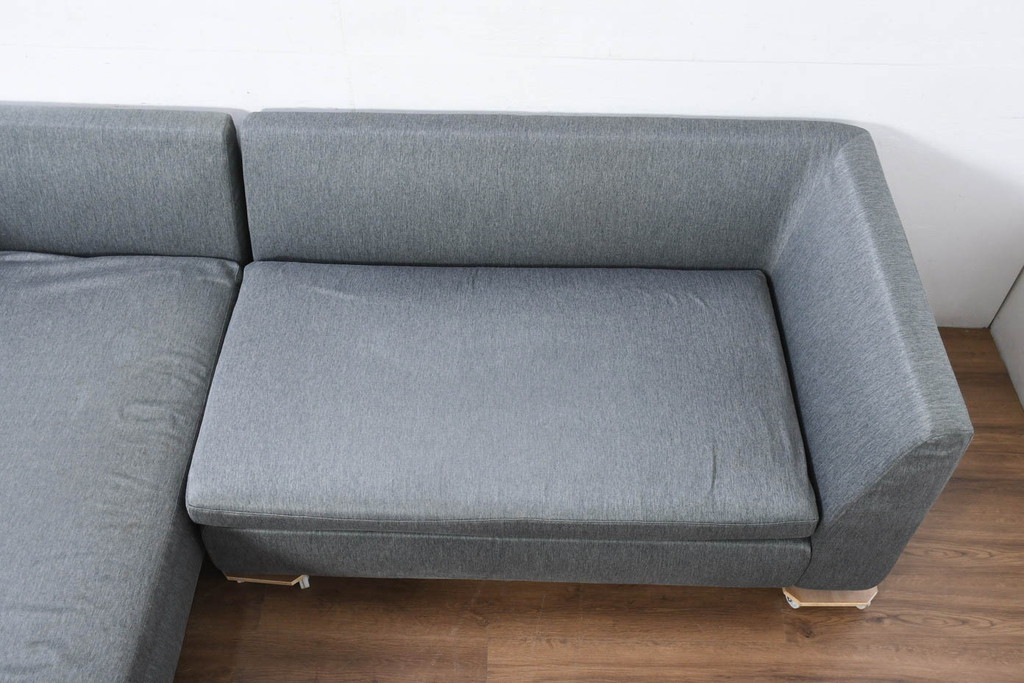 中古　arflex(アルフレックス)　SONA(ソーナ)　DUO(デュオ)　開放感の高いくつろぎを実感できるカウチソファ(3人掛け、3P、三人掛け、2人掛けソファ、2PL字ソファ)(定価約110万円)(R-082333)