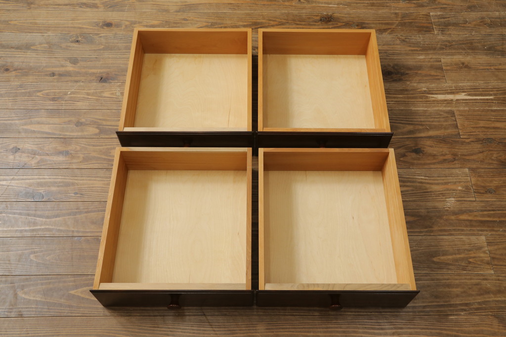 中古　美品!!　松本民芸家具　シックなインテリアと相性の良いブックケース(本箱、飾り棚、収納棚、戸棚、キャビネット)(R-065586)