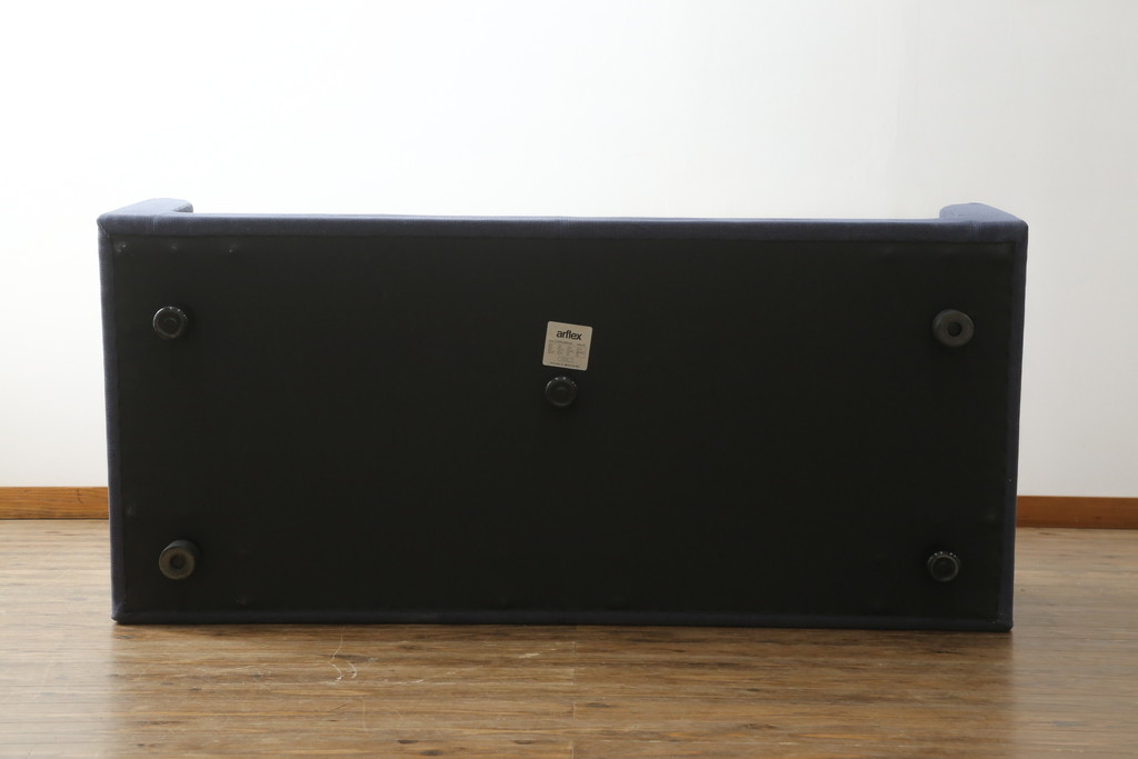 中古　arflex(アルフレックス)　A・SOFA MEDIUM 10(エー・ソファ ミディアム)　W2LR　ワイド2人掛アームソファ(2.5人掛けソファ、2人掛けソファ、二人掛け、2P)(定価約50万円)(R-075834)