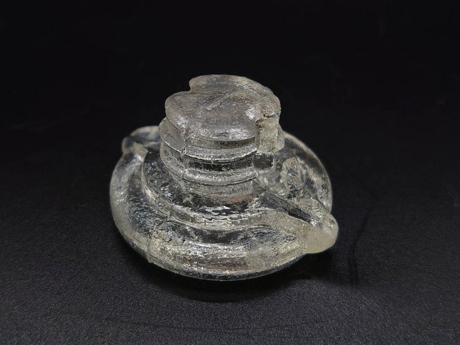 当時物　醤油差し　プレスガラス　時代を重ねた趣あるガラス瓶5点セット(オリンピック、五輪、醤油瓶、しょうゆ差し、調味料入れ、ソース、硝子、和ガラス)(R-082896)
