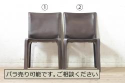 ビンテージ家具　松本民芸家具　クラシカルなダイニングづくりにぴったりの安川式スピンドルチェア(板座チェア、ダイニングチェア、椅子、ヴィンテージ)(R-063469)