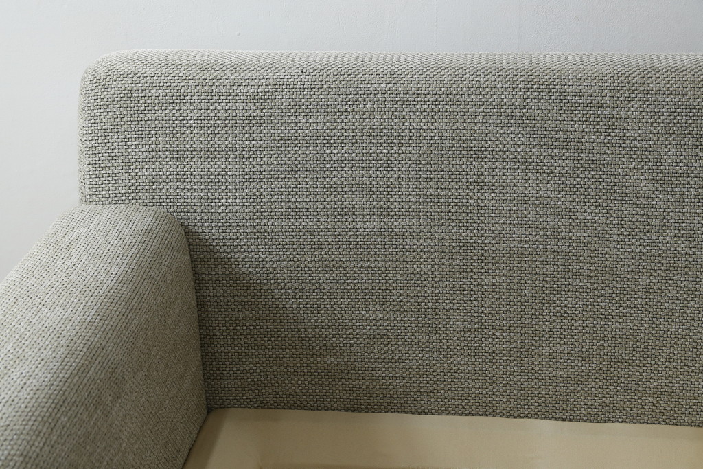 中古　美品　旭川家具　CONDE HOUSE(カンディハウス)　川上元美デザイン　クォード　ウォールナット　落ち着いた雰囲気が素敵な1Pソファ(椅子、イス、アームチェア、一人掛け、1人掛けソファ)(現行定価約66万円)(R-082905)