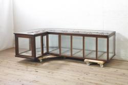 アメリカヴィンテージ　希少な廃版品　アメリカ高級家具　Ethan Allen(イーセン・アーレン)　花のデザインが魅力のバタフライサービスワゴン(キッチンワゴン、キッチンカート、サイドテーブル、ワゴンテーブル、キャスターワゴン、ビンテージ)(R-080353)