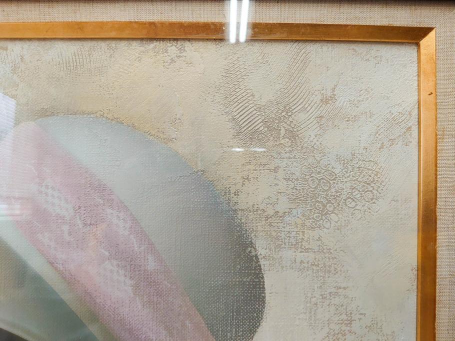 真作　中原脩　「帽子の女」　F8(8号)　絵画(油彩、油絵、人物画、美人画、サイン入り、額装、外箱付)(R-082921)