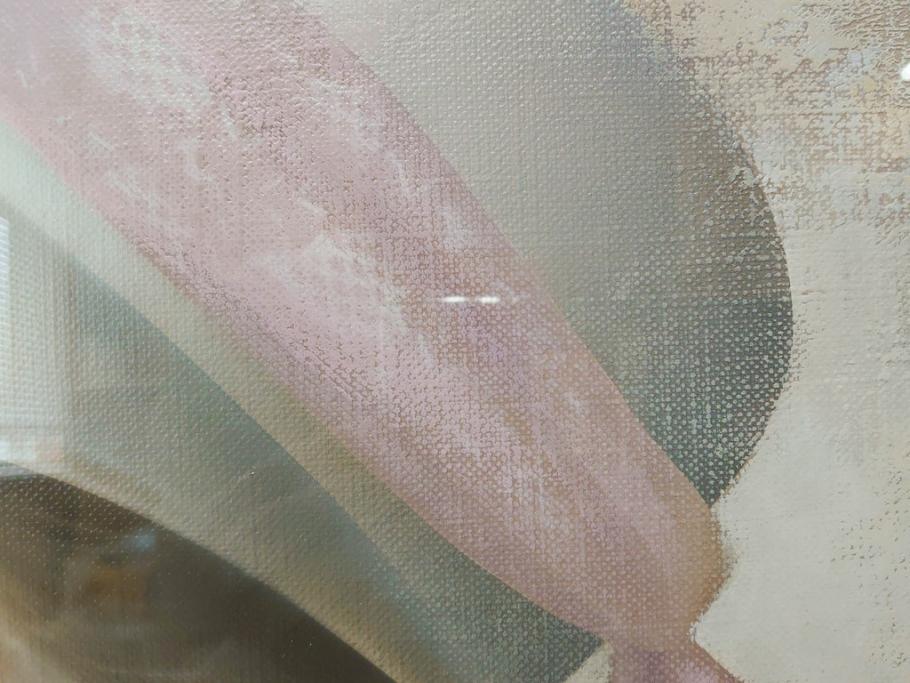 真作　中原脩　「帽子の女」　F8(8号)　絵画(油彩、油絵、人物画、美人画、サイン入り、額装、外箱付)(R-082921)