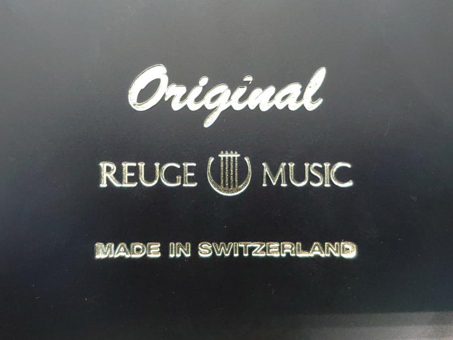 スイス製　REUGE MUSIC　ベートーベン　3曲72弁(CH3/72)　上品な楽器と花の象嵌細工が見事なリュージュ社のオルゴール(象嵌)(R-062054)